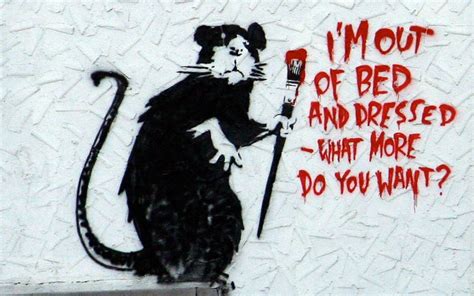 why does banksy use rats